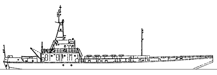 Малый десантный корабль проекта 106К - Общий вид