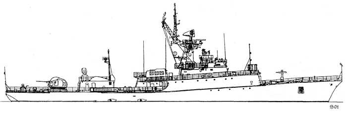 Малый противолодочный корабль проекта 1124 - Общий вид