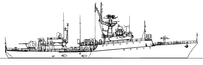 Малый противолодочный корабль проекта 1124М - Общий вид