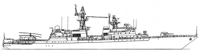 Сторожевой корабль проекта 11540 - Общий вид