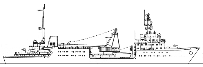 Морской транспорт вооружения проекта 11570 - Общий вид