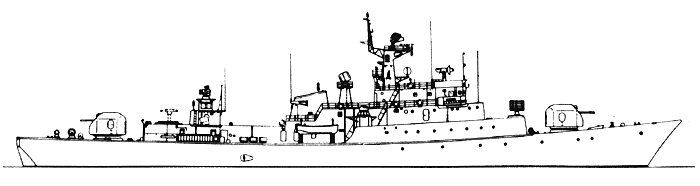 Сторожевой корабль проекта 1159Т - Общий вид