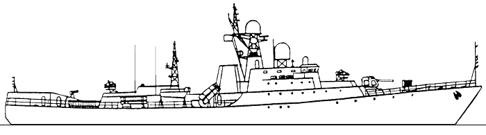Сторожевой корабль проекта 11660 - Общий вид