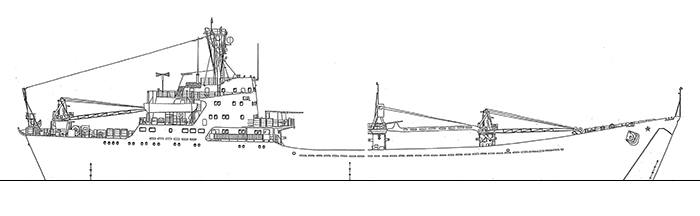 Большой десантный корабль проекта 1171 - Общий вид