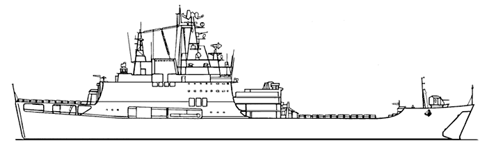 Большой десантный корабль проекта 1174 - Общий вид