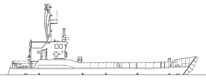 Десантный катер проекта 1176 - Общий вид