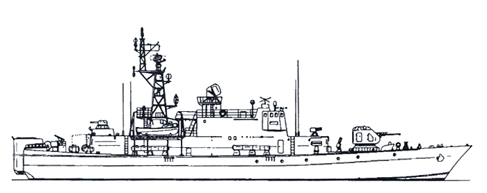 Малый противолодочный корабль проекта 12412 - Общий вид 