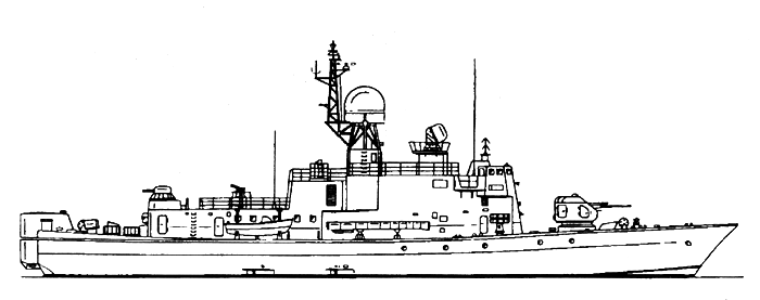 Малый противолодочный корабль проекта 1241ПЭ - Общий вид
