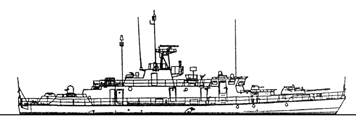 Пограничный сторожевой корабль проекта 1248 - Общий вид