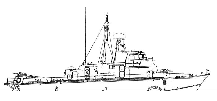 Пограничный сторожевой корабль проекта 125А - Общий вид