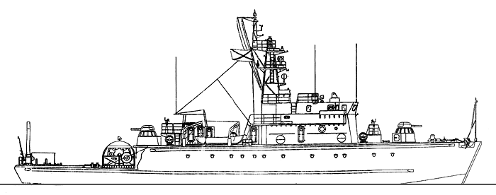 Coastal minesweeper - Project 1265 (with AK-306)