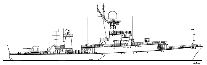 Малый противолодочный корабль проекта 1331М - Общий вид