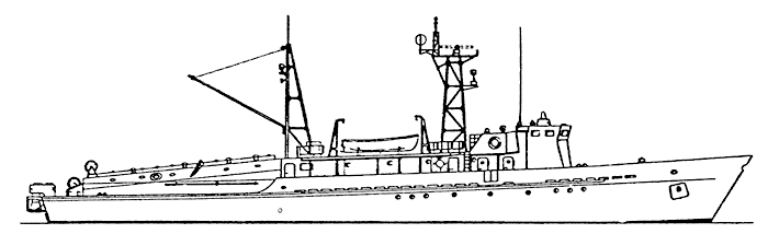 Катер-торпедолов проекта 1388 - Общий вид