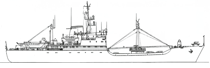 Пограничные сторожевые корабли специального назначения проекта 1595 - Общий вид