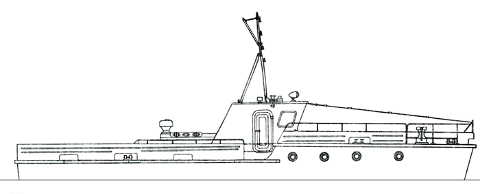 Буксирный катер проекта 1606 - Общий вид