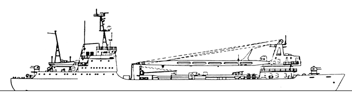 Морской транспорт вооружения проекта 1791М - Общий вид