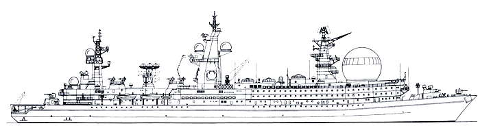 Large nuclear-powered intelligence ship - Project 1941