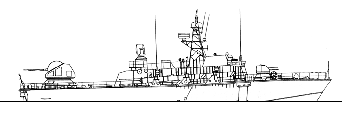 Большой торпедный катер проекта 206М - Общий вид