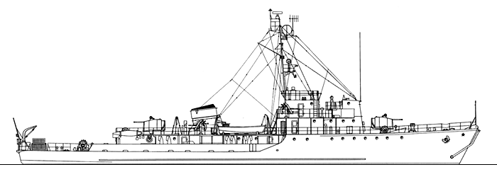 Seagoing minesweeper - Project 254