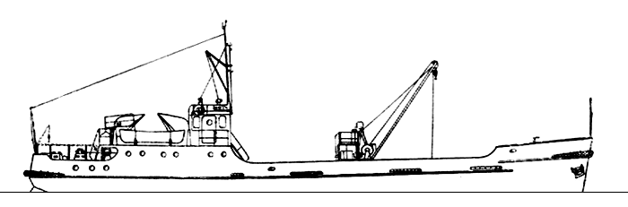Морская самоходная сухогрузная баржа проекта 431 - Общий вид