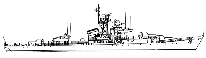 Сторожевой корабль проекта 50 - Общий вид