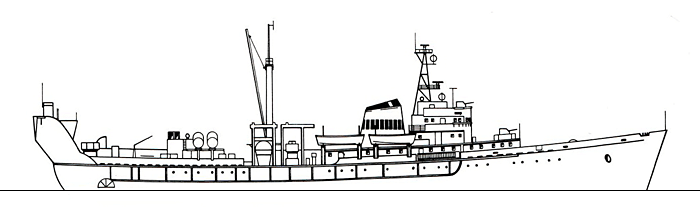 Судоподъемное судно проекта 530 - Общий вид