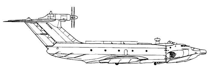 Малый десантный корабль-экраноплан проекта 904 - Общий вид
