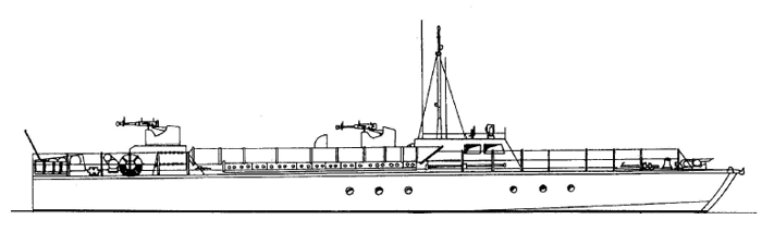 Large torpedo boat - Project TM200