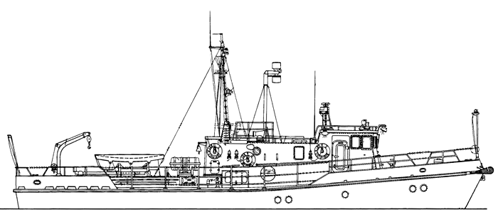 Large hydrographic survey boat - Project G1415