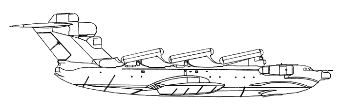 Small Missile Ship-Ekranoplan - Project 903